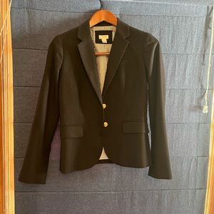 Jcrew schoolboy blazer in black